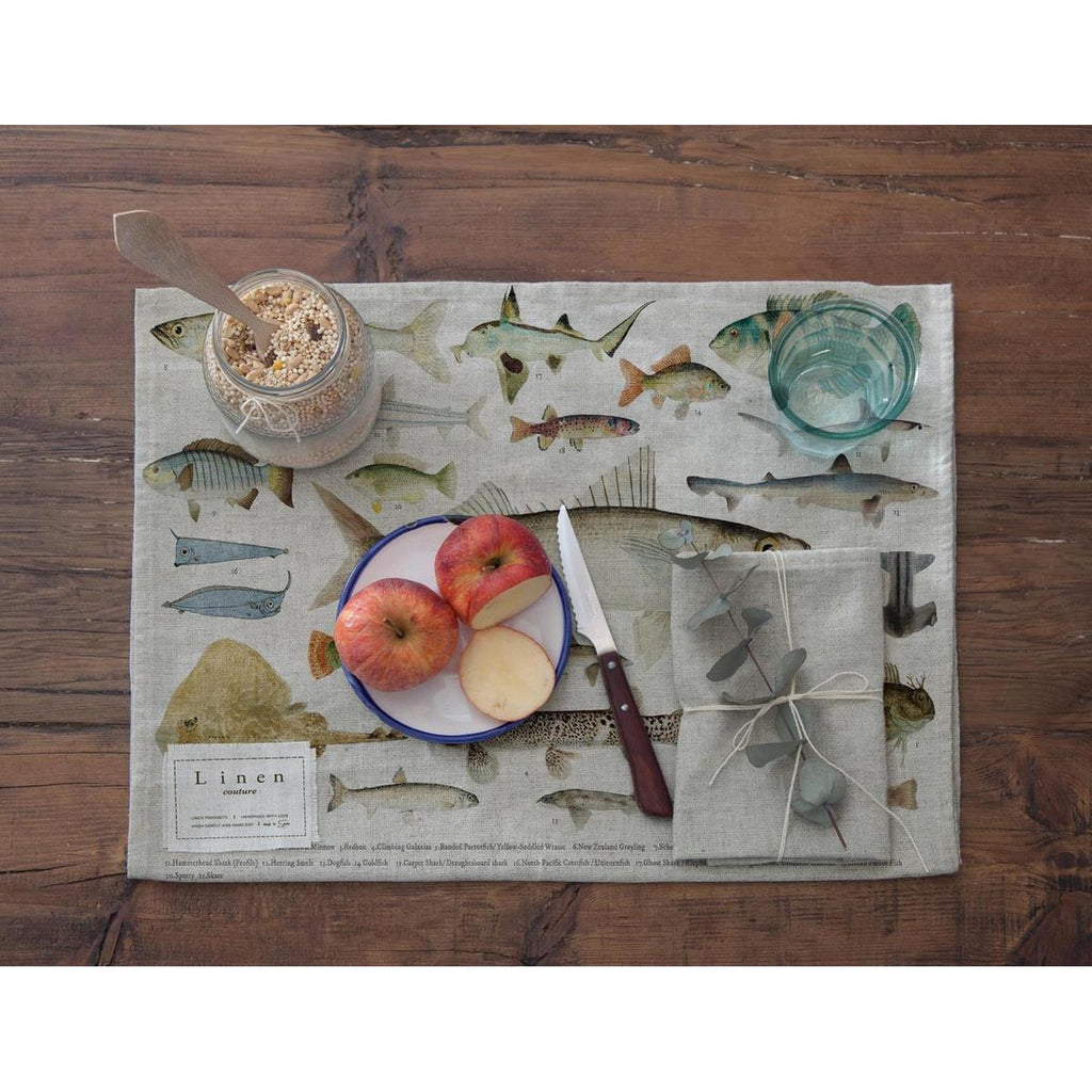 Set de 2 Individuales de Mesa - Fish