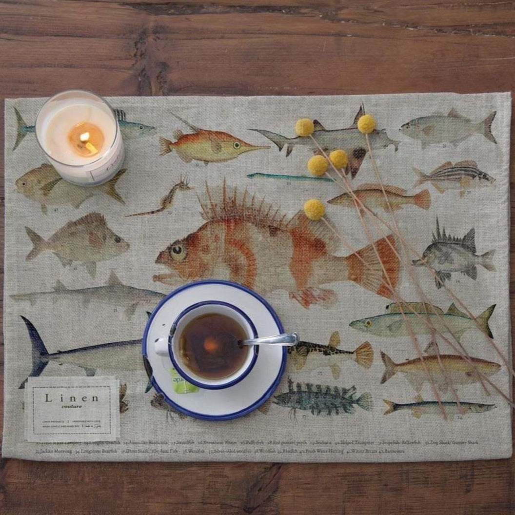 Set de 2 Individuales de Mesa - Fish