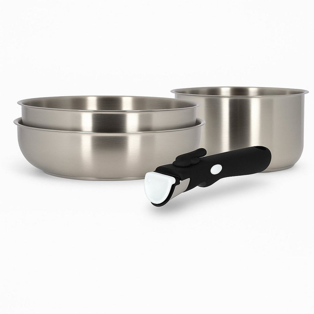 Iris - Set De 4 Piezas - Acero Inoxidable