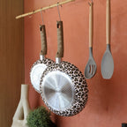 Léopard - Set De 5 Pièces - Aluminium Induction - Marron