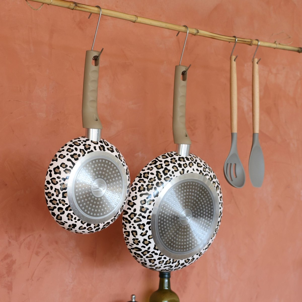 Léopard - Set De 5 Pièces - Aluminium Induction - Marron
