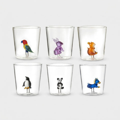 Pet Friends Mix 7 - Lot De 6 Verres Décorés