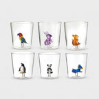 Pet Friends Mix 7 - Lot De 6 Verres Décorés