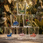 Savana Family Mix 7 - Lot De 6 Verres Décorés