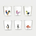 Pet Friends Mix 6 - Lot De 6 Verres Décorés