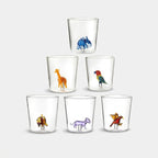 Savana Family Mix 5 - Lot De 6 Verres Décorés