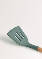 Kitchenware Studio - Ustensiles De Cuisine En Silicone Et Bois - Sauge