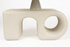Hermit - Side Table - Resin - Beige/White