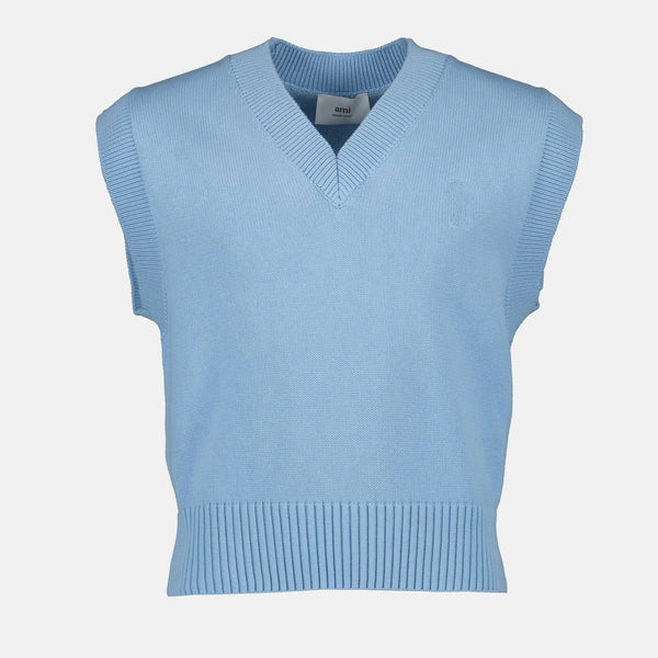 Mouwloos vest - Ami Paris - Blauw