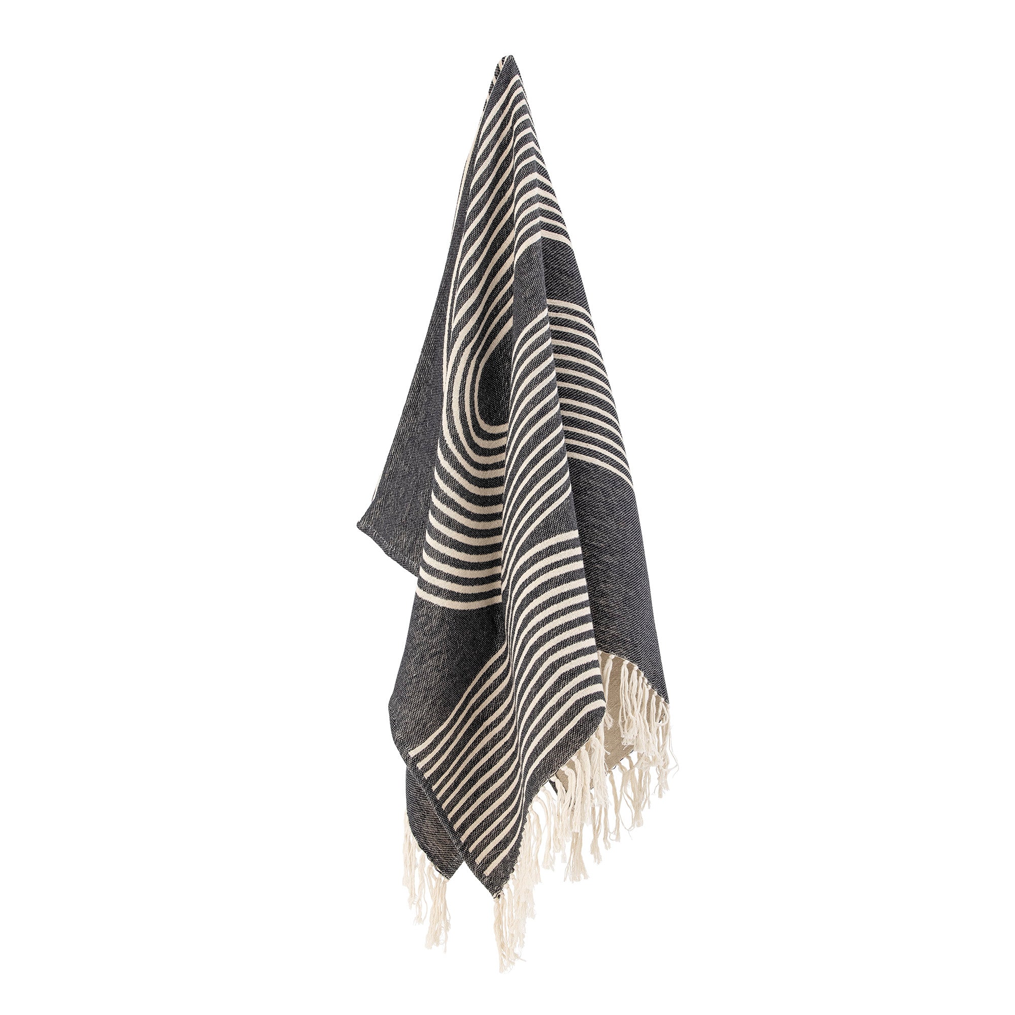 Anek - Throw - Black - Cotton
