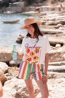 SHAÏNICE Multicolore - Short Rayé