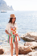 SHAÏNICE Multicolore - Short Rayé