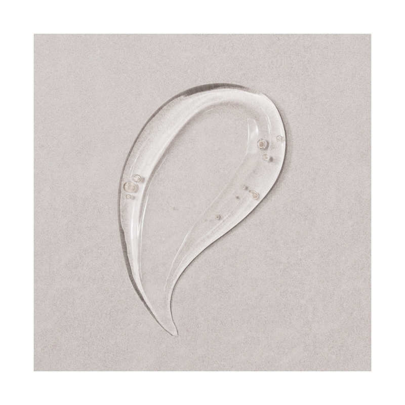 texture légère douce et naturelle d'un shampoing neutre et respectueux du cuir chevelu. 