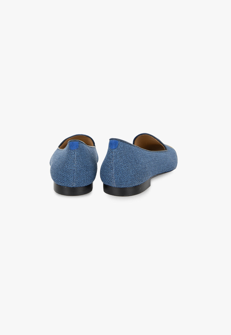 Pantuflas Shell - Azul - Mujer