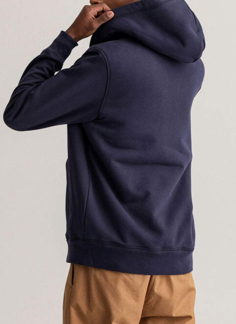 Gant - Sweat Zippé En Polaire Sherpa - Evening Blue - Homme