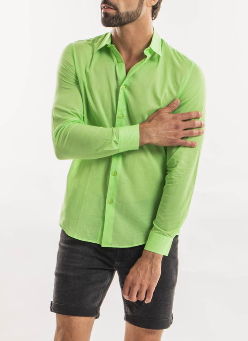 Vilebrequin - Chemise Caracal - Vert Pelouse - Homme