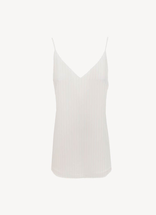 Calvin Klein - Top Rayé - Or - Femme