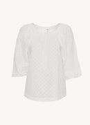 Calvin Klein - Blouse Imprimée - Soft White - Femme