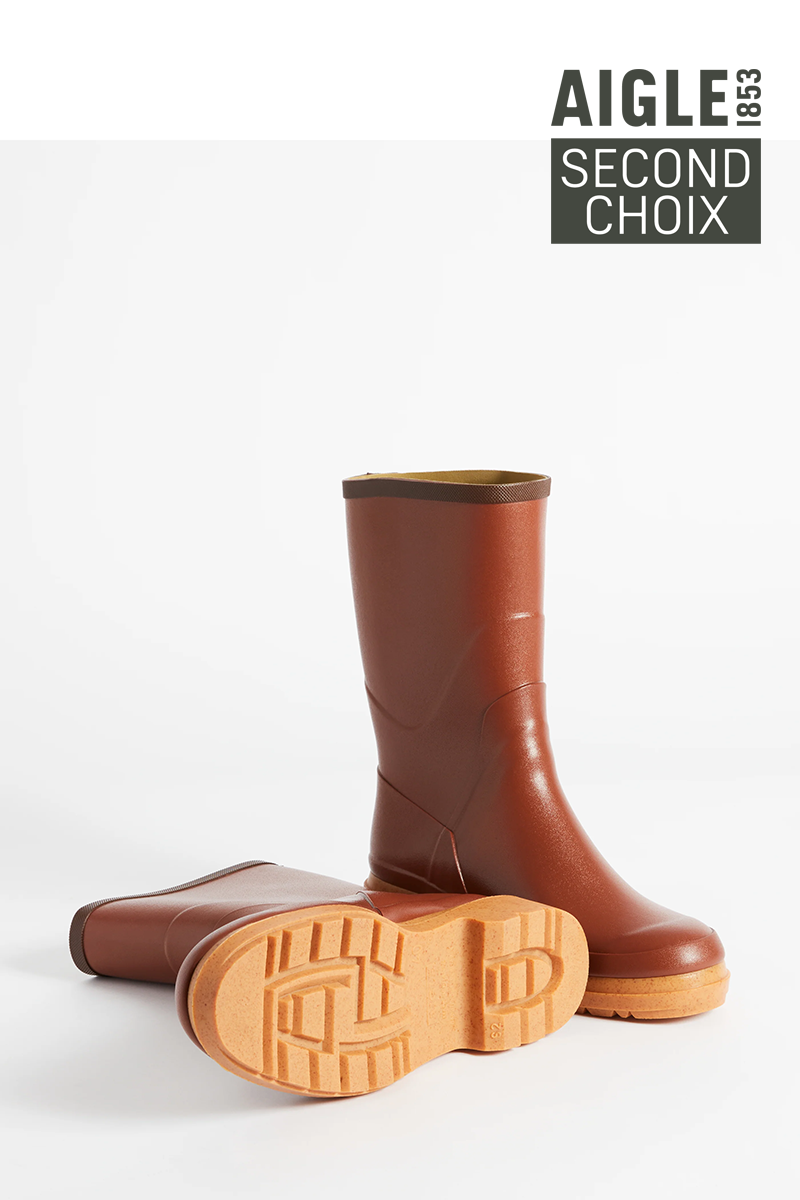 Bottes De Pluie - Marron - Homme