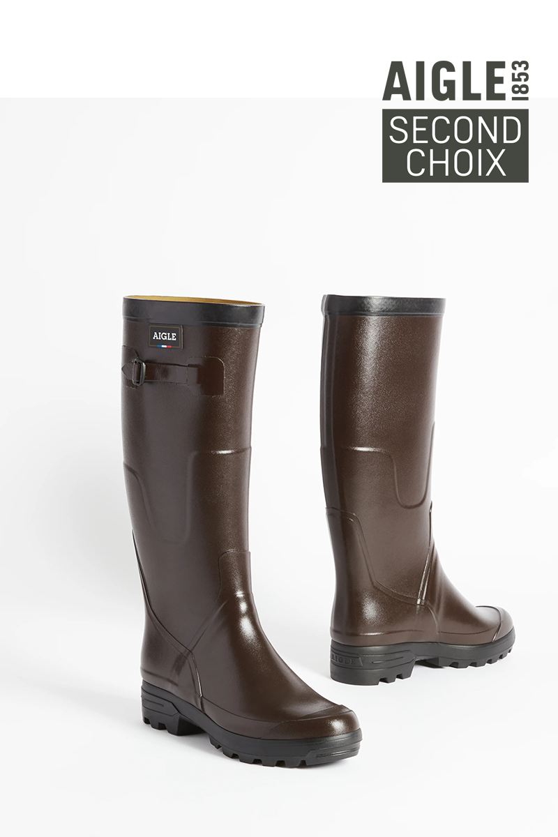 Bottes De Pluie - Marron Foncé - Homme