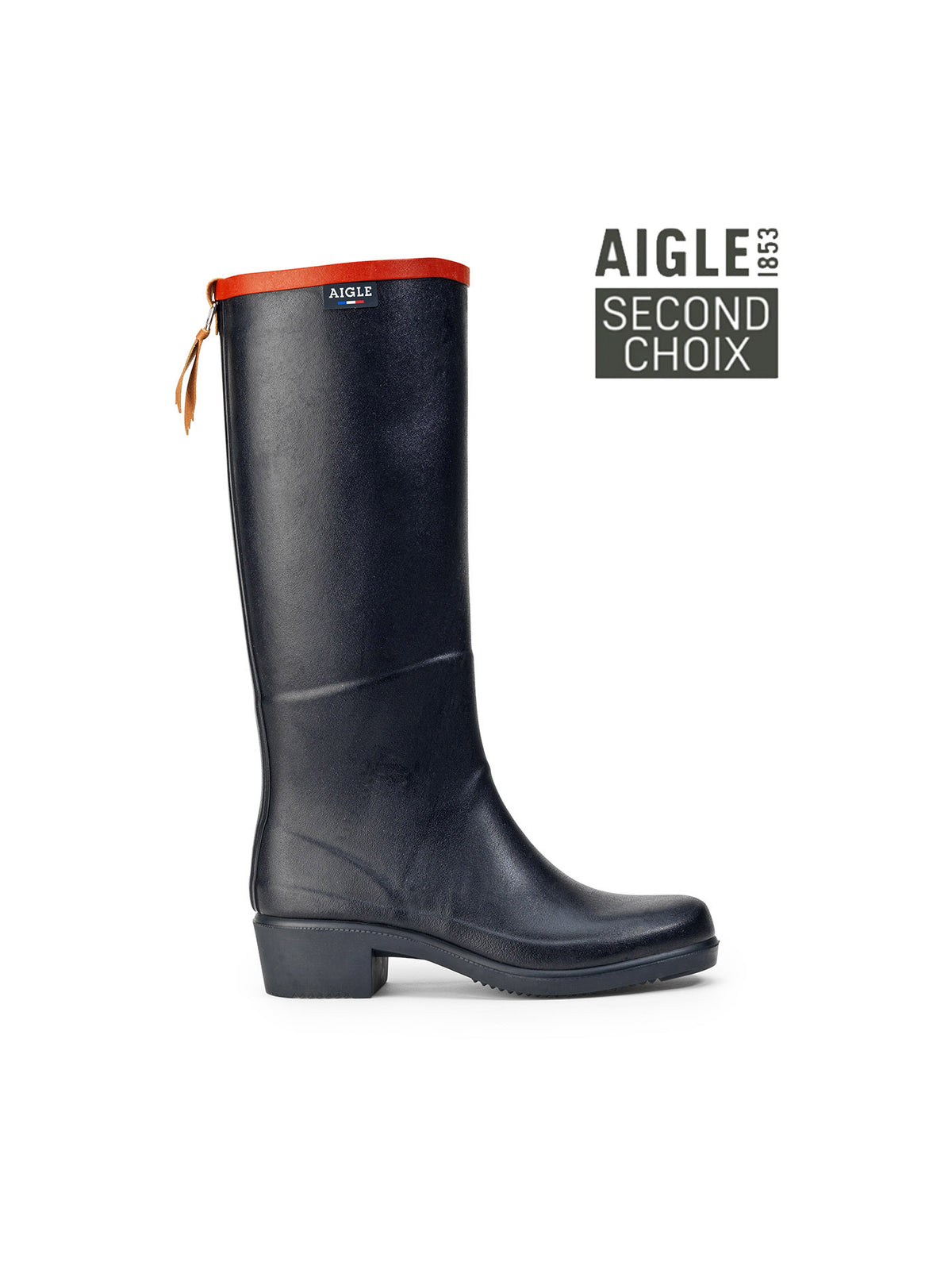 Bottes Ms Juliette A 2 - Marine/Rouge - Femme