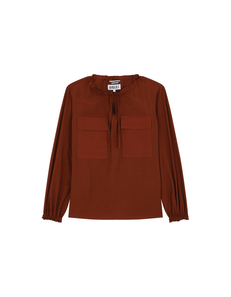 Blouse - Bordeaux - Femme