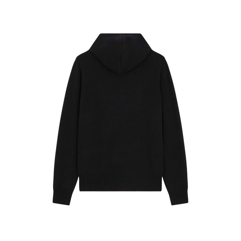 Pull À Capuche En Laine - Noir - Homme