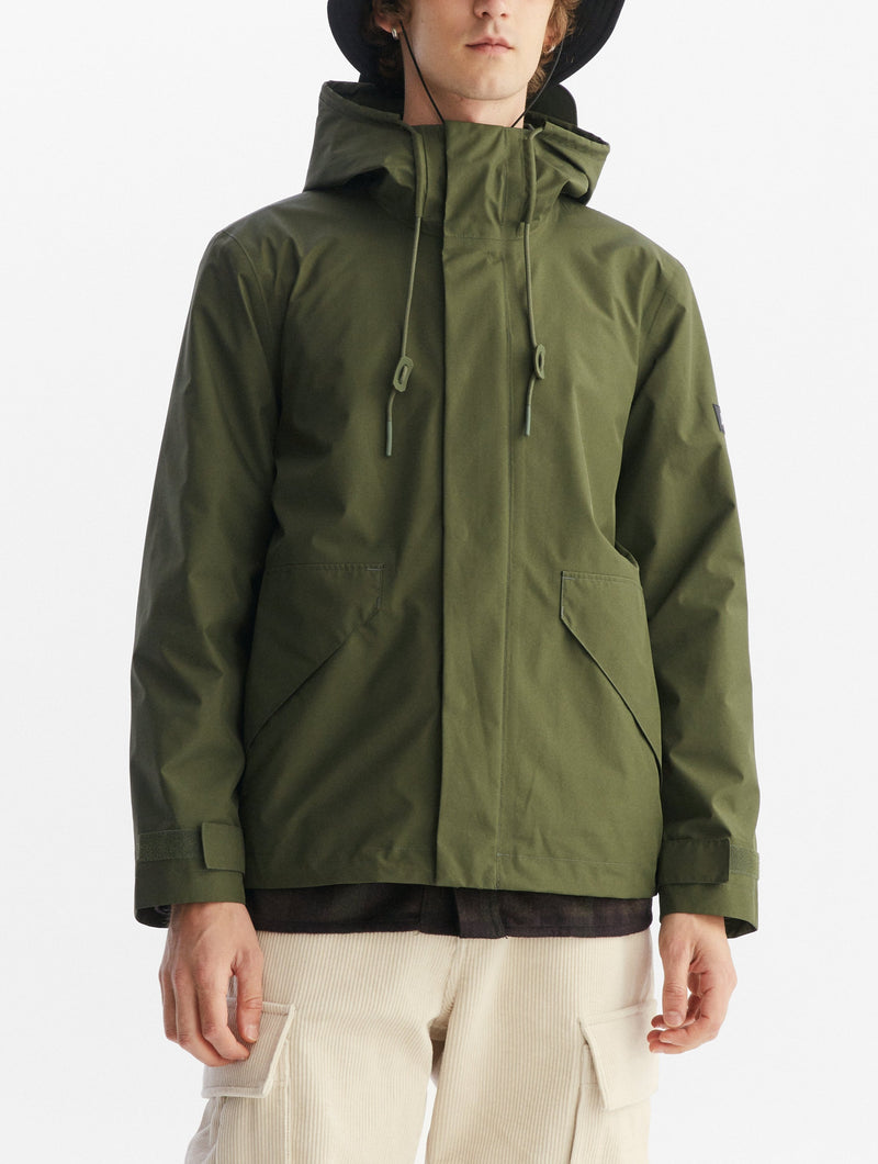 Parka À Capuche - Kaki - Homme