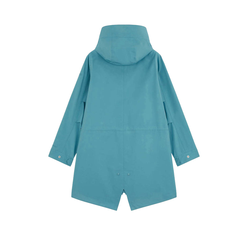 Parka À Capuche - Turquoise - Femme