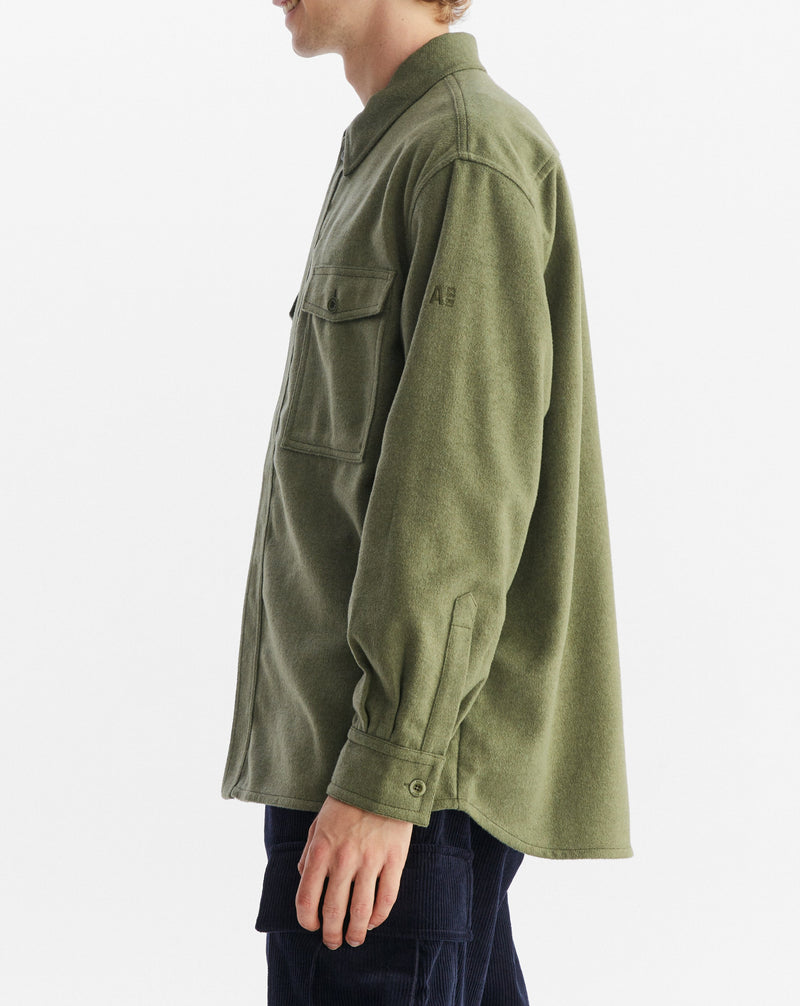 Chemise Regular - Vert Olive - Homme