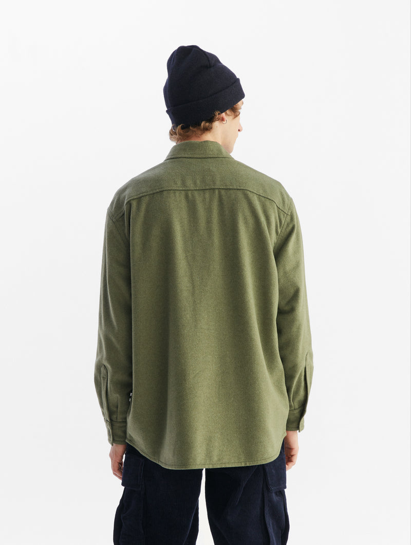 Chemise Regular - Vert Olive - Homme