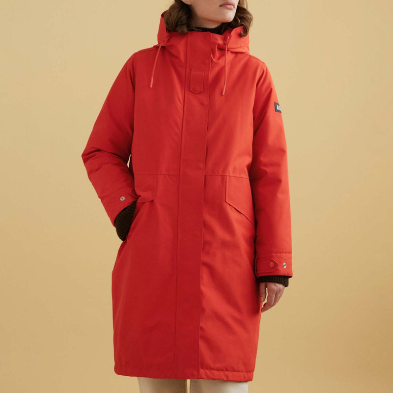 Parka À Capuche - Rouge - Femme