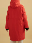 Parka À Capuche - Rouge - Femme