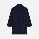 Manteau En Laine - Bleu Marine - Homme