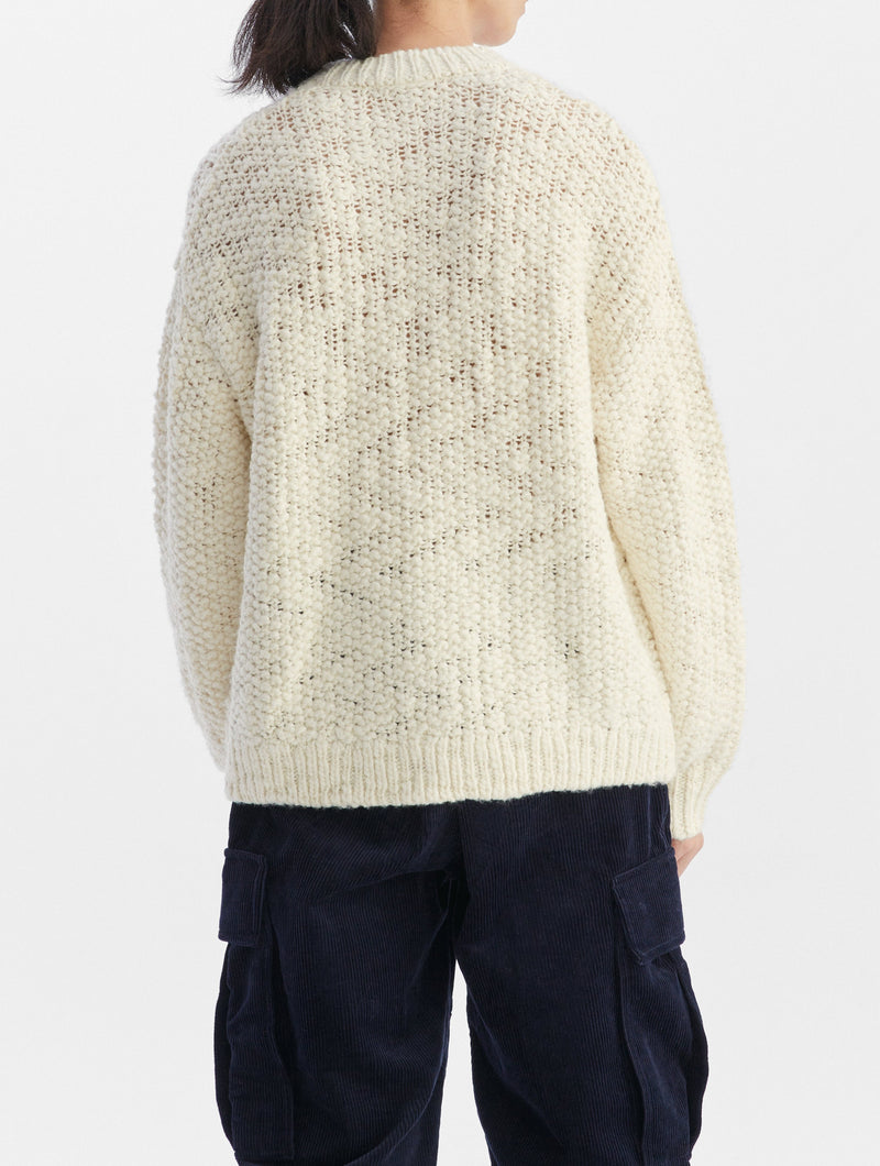 Pull En Laine - Blanc - Homme