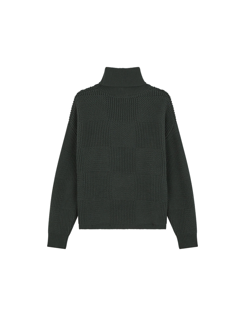 Pull En Laine - Vert Foncé - Homme