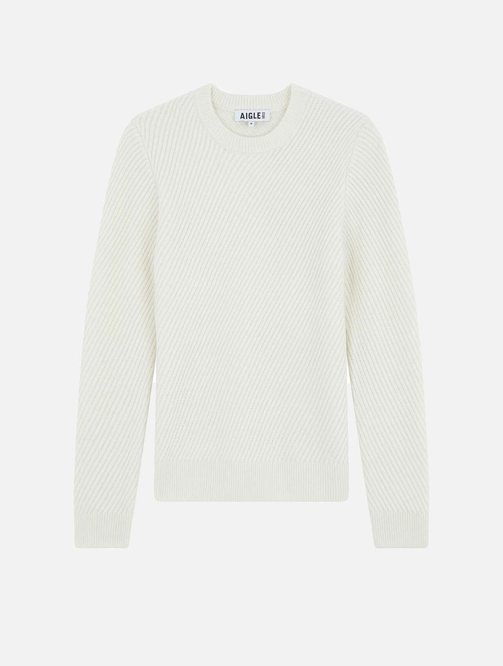 Maglione in lana - Bianco - Uomo