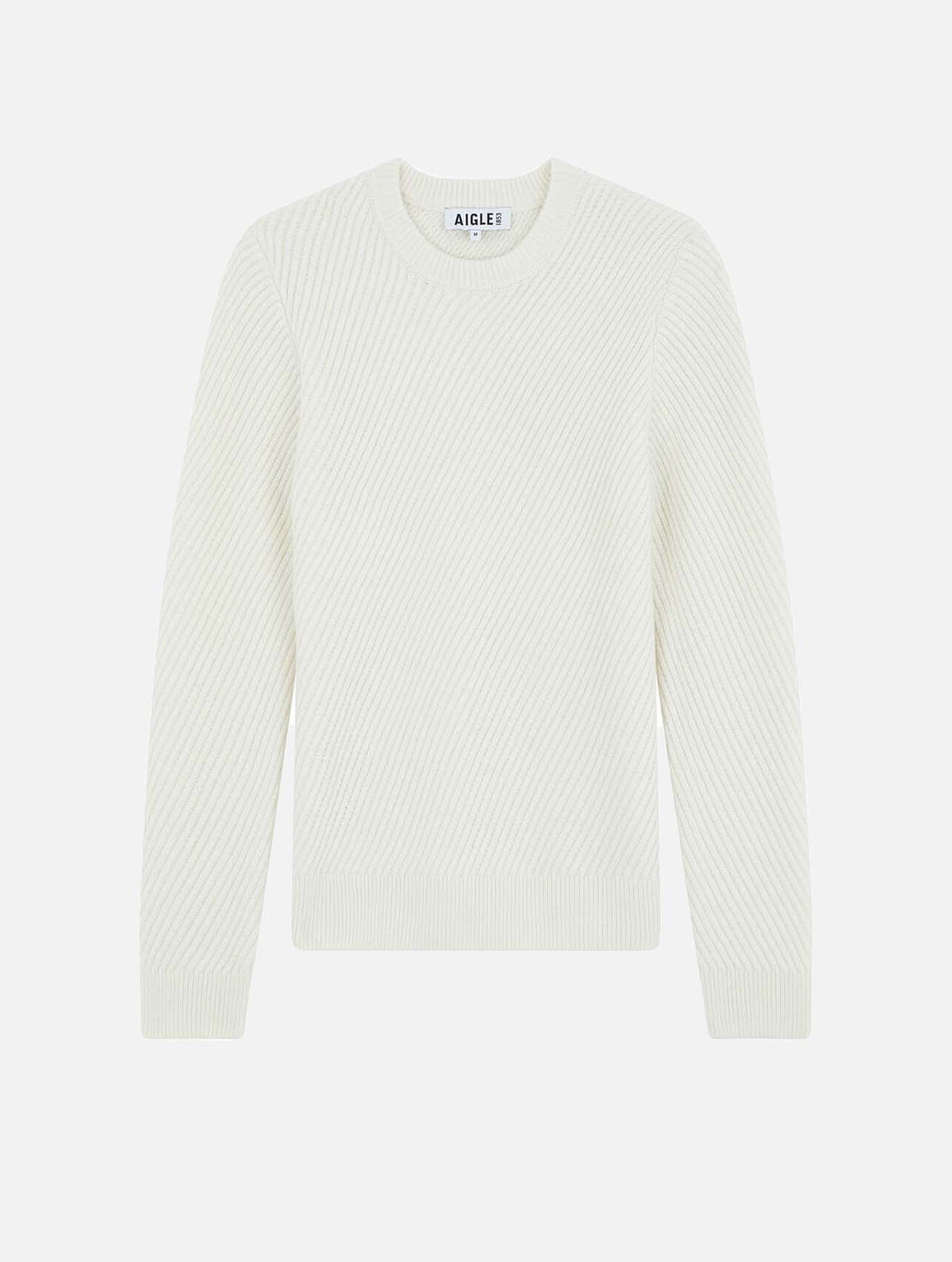 Maglione in lana - Bianco - Uomo