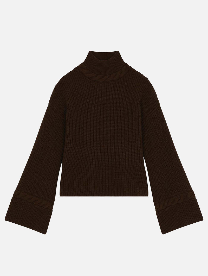 Pull En Laine - Chocolat - Femme