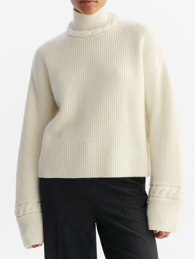 Pull En Laine - Blanc - Femme