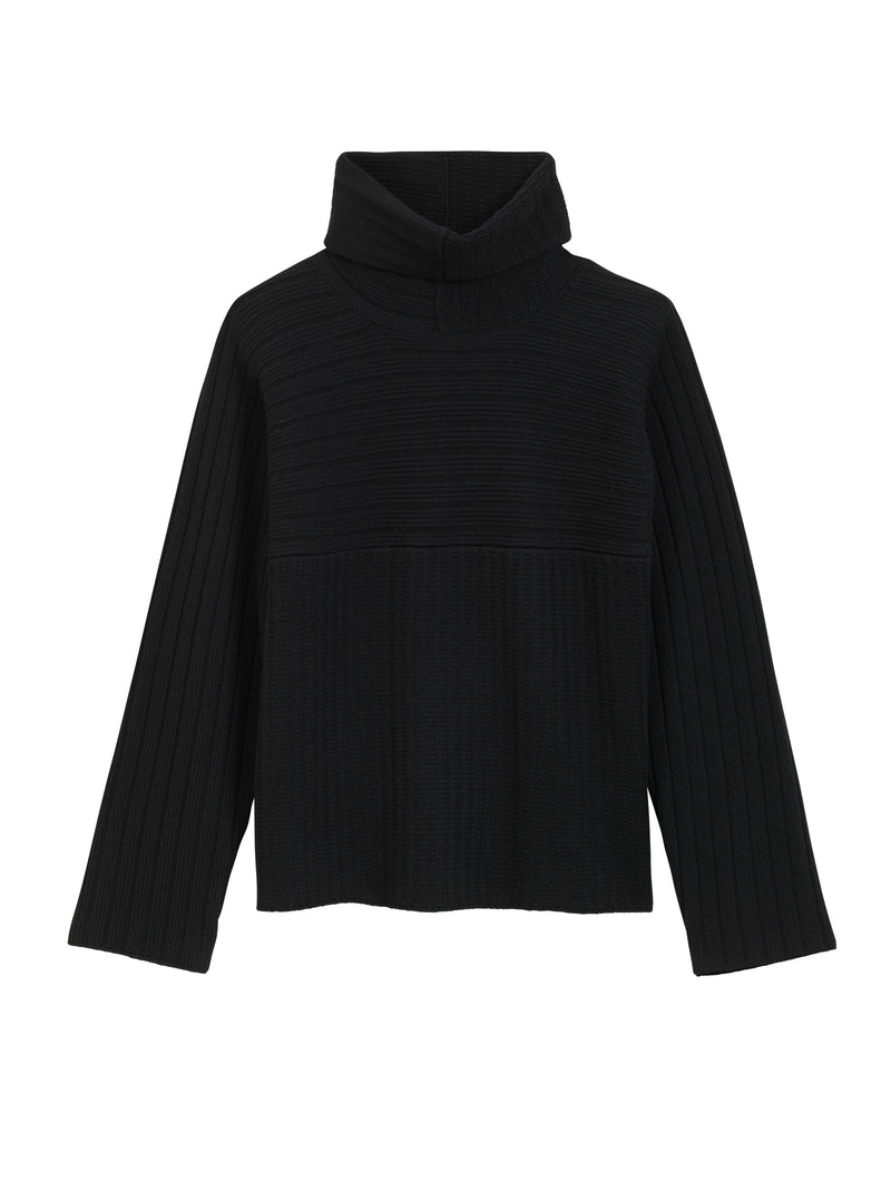 Pull En Laine - Noir - Femme