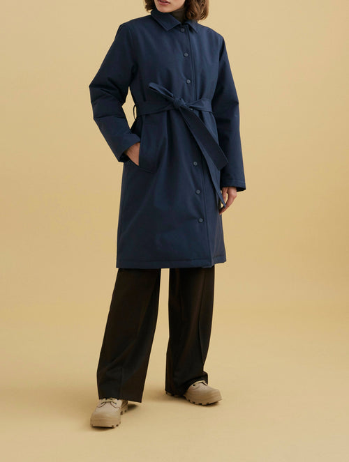 Parka À Capuche - Bleu Marine - Femme