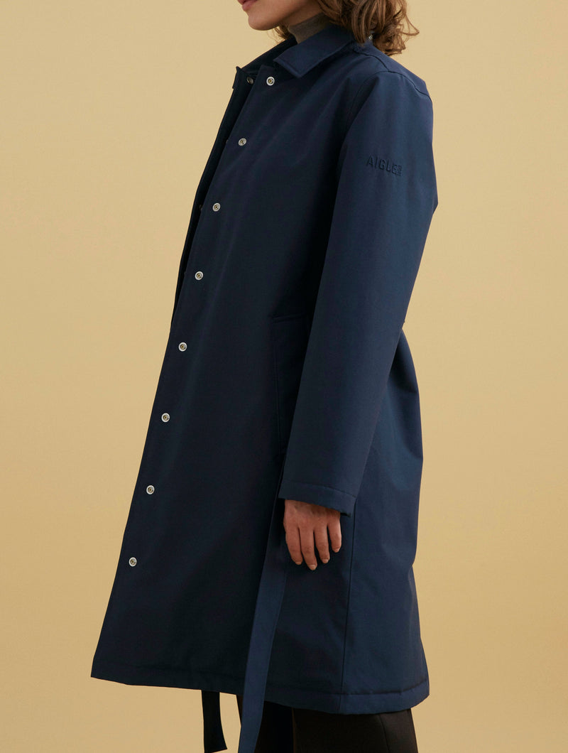 Parka À Capuche - Bleu Marine - Femme