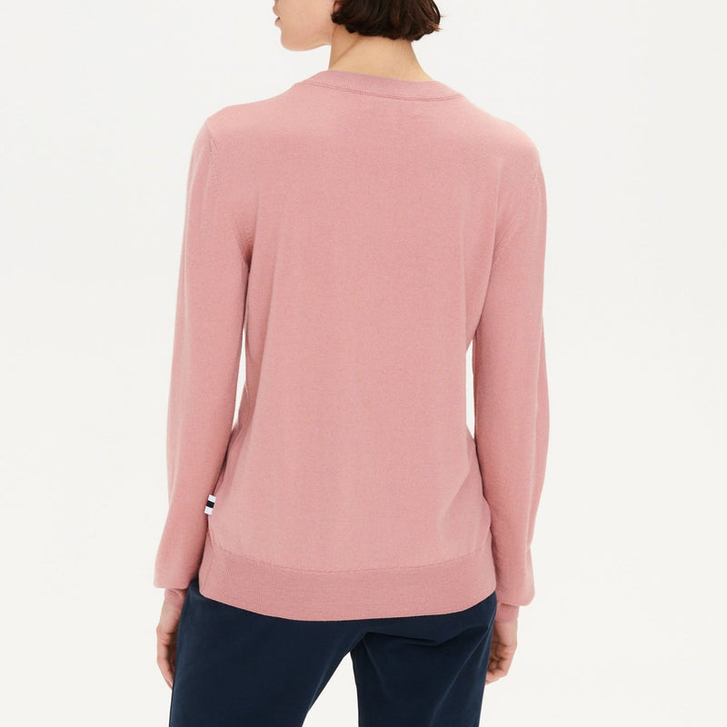 Pull En Mérinos - Rose - Femme