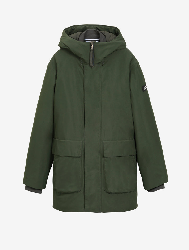 Parka À Capuche - Vert Sapin - Homme