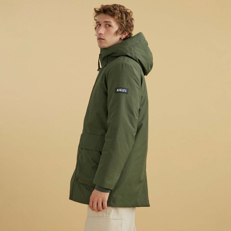 Parka À Capuche - Vert Sapin - Homme