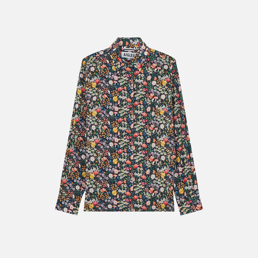 Camisa de manga larga - Negra - Mujer
