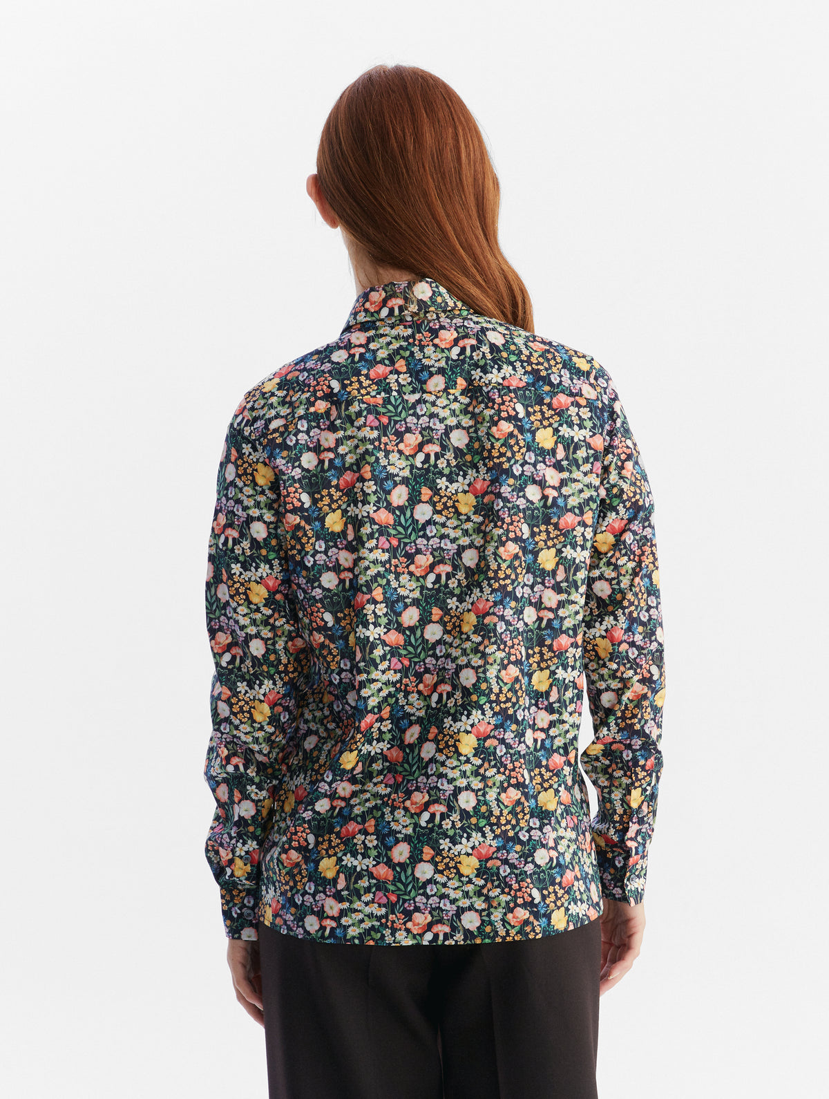 Camisa de manga larga - Negra - Mujer