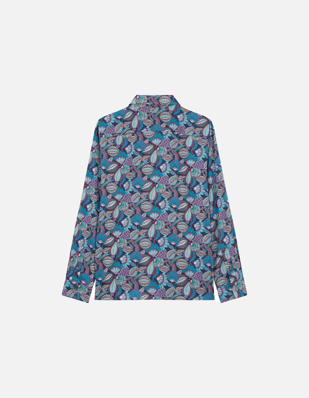 Camisa de manga larga - Azul imperio - Mujer