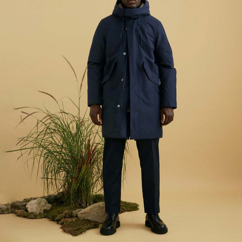 Parka À Capuche - Bleu Marine - Homme